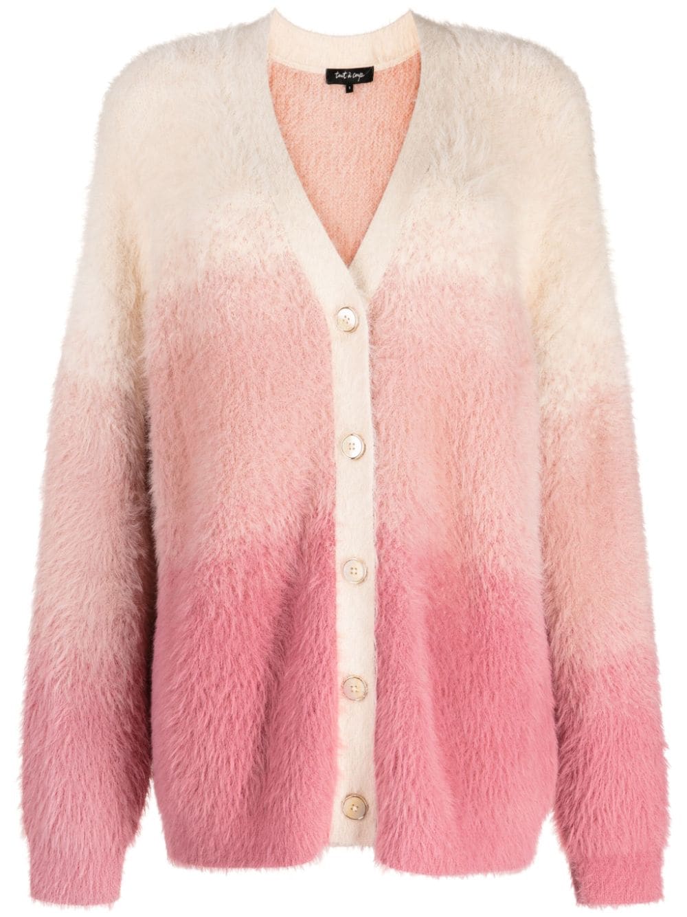 tout a coup Cardigan mit Farbverlauf - Rosa von tout a coup