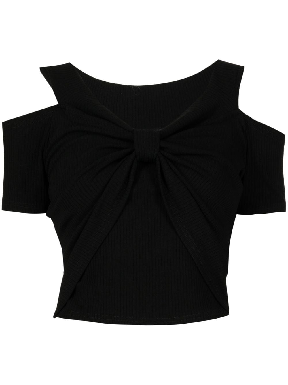 tout a coup Oberteil mit Cold-Shoulder - Schwarz von tout a coup