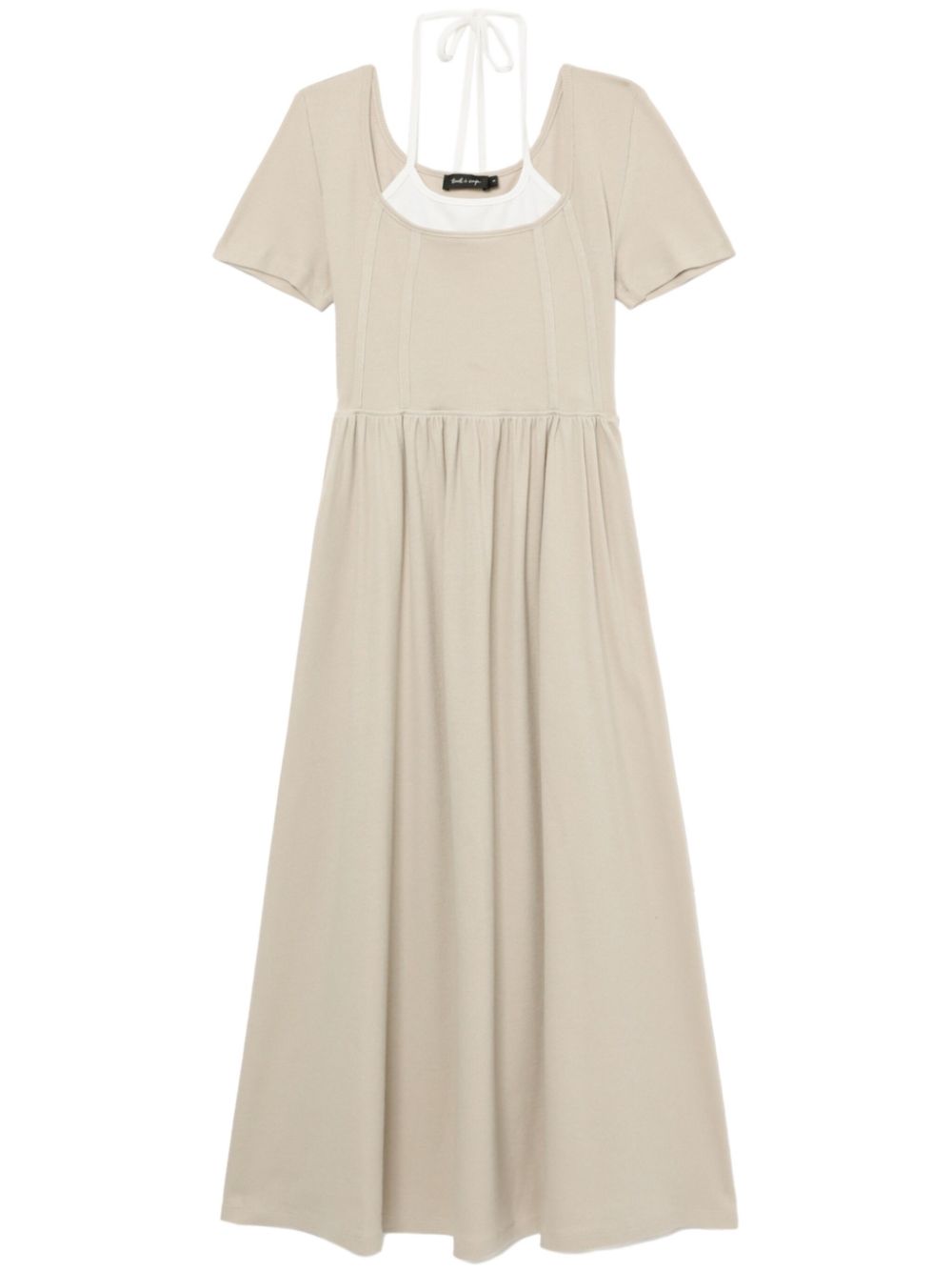 tout a coup Neckholder-Kleid - Nude von tout a coup