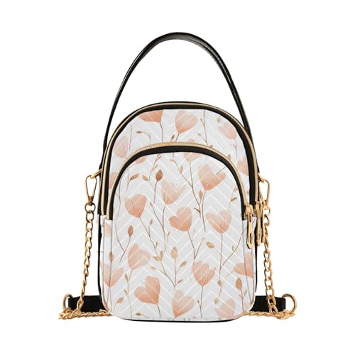 Bluebell Damen-Umhängetasche mit mehreren Taschen, Rotgold und Weiß, trendige Damen-Umhängetasche Bluebell Damen-Umhängetasche mit mehreren Taschen, Rotgold und Weiß, trendige Damen-Umhängetasche von tplaotee