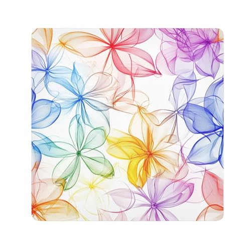 Bunte selbstklebende Kosmetiktasche, Reise-Kulturbeutel, Organizer, Verpackung, Kameralinse, Tuch, Kosmetik-Organizer für Reisen, Größe 55,1 x 55,1 cm von tplaotee