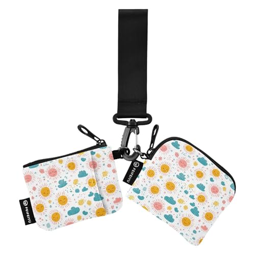 Cartoon Cute Yellow Sun Damen Kleingeldbörse Kartenetuis Mini Mode Reißverschluss Münzbörse Geldbörse Geldbörse mit Reißverschlusstasche für Damen Mädchen 2 Stück, Cartoon süße gelbe Sonne, 1 size, Cartoon Cute Yellow Sun Damen Kleingeldbörse Kartenetuis Mini Mode Reißverschluss Münzbörse Geldbörse Geldbörse mit Reißverschlusstasche für Damen Mädchen 2 Stück, Cartoon süße gelbe Sonne, 1 size, von tplaotee