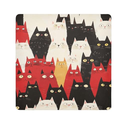 Funny Himalayancats Schutz-Kosmetiktasche, Kulturbeutel, Organizer, Reiseverpackung, Kameralinse, Tuch für Organisation, Größe 55,1 x 55,1 cm von tplaotee