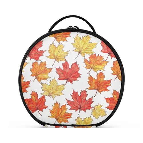 Kosmetiktasche aus Kanada, Ahornblatt, vertikal, freistehend, Kosmetiktasche für Geldbörse, mit verstellbaren Trennwänden, 27,9 cm von tplaotee