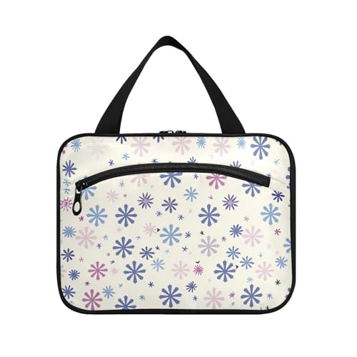 Kulturbeutel zum Aufhängen mit Schneeflocken für Reisen mit Haken, Designer-Uni-Taschen für Männer und Frauen, ein Muss für Camping, Bolsas de Maquillaje Para Mujer M, Schneeflocken, Medium Kulturbeutel zum Aufhängen mit Schneeflocken für Reisen mit Haken, Designer-Uni-Taschen für Männer und Frauen, ein Muss für Camping, Bolsas de Maquillaje Para Mujer M, Schneeflocken, Medium von tplaotee