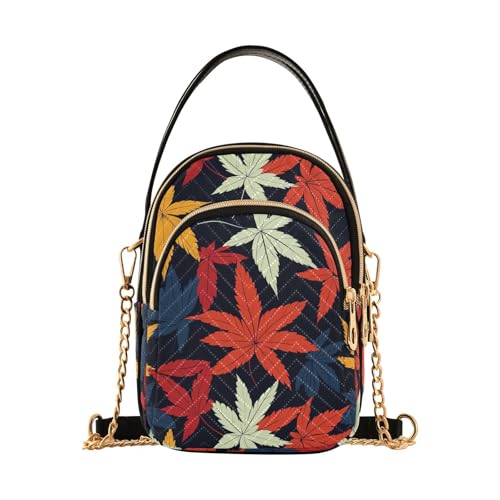 Leaf-Handtasche im japanischen Stil, trendige Umhängetasche für Damen mit mehreren Taschen von tplaotee
