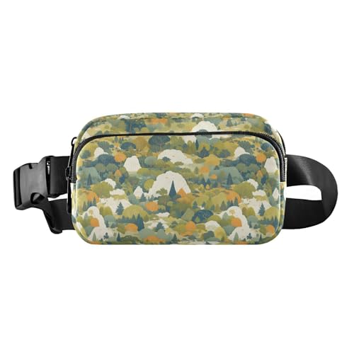 Modische Bauchtasche für Damen und Herren, Mini-Gürteltasche mit verstellbarem Riemen, für Einkaufen, Sport, Arbeit Modische Bauchtasche für Damen und Herren, Mini-Gürteltasche mit verstellbarem Riemen, für Einkaufen, Sport, Arbeit von tplaotee