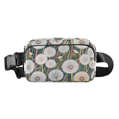 Modische Hüfttasche mit Cartoon-Pusteblumen-Motiv, für Damen, Herren, Teenager, Mehrzweck-Crossbody-Sporttasche mit verstellbarem Riemen für Radfahren, Wandern, Fitnessstudio Modische Hüfttasche mit Cartoon-Pusteblumen-Motiv, für Damen, Herren, Teenager, Mehrzweck-Crossbody-Sporttasche mit verstellbarem Riemen für Radfahren, Wandern, Fitnessstudio von tplaotee