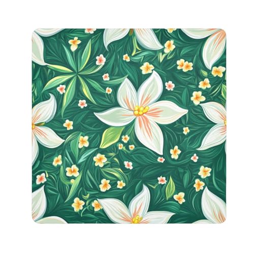 Osterlilie, magische Kosmetiktasche, Stoff, Make-Up-Organizer, Verpackung, Kameralinse, Tuch, Kosmetik-Organizer für Reisen, Größe 55,1 x 55,1 cm von tplaotee