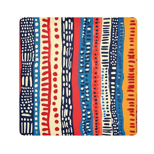 Schutztasche für Kosmetikartikel, Motiv: Kritzeleien, Rot und Blau, Reisetasche, Organizer, Kameralinse, Tuch für Toilettenartikel, Größe 55,1 x 55,1 cm von tplaotee