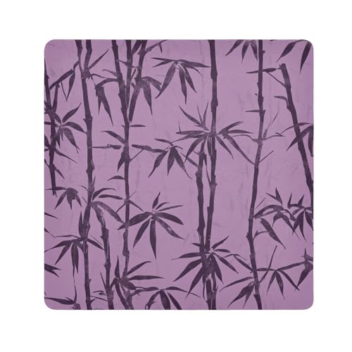 Selbstklebende Make-up-Tasche, Reise-Kulturbeutel, Organizer, Wickeltasche, Kameralinse, Tasche, für Damen, Größe 55,1 x 55,1 cm, Violett von tplaotee