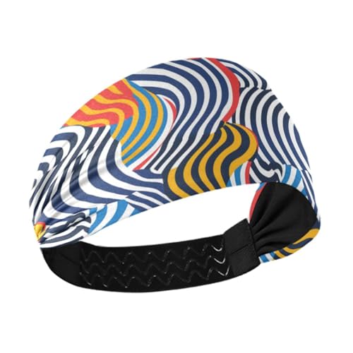 tplaotee Abstraktes Streifenmuster, rutschfest? Stirnband für Damen, elastisches Schweißband für Sport, Fitnessstudio, Make-up, Waschen des Gesichts tplaotee Abstraktes Streifenmuster, rutschfest? Stirnband für Damen, elastisches Schweißband für Sport, Fitnessstudio, Make-up, Waschen des Gesichts von tplaotee