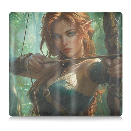 tplaotee Archers Game Anime Woman PU Leder Toursuit Auto Zulassung und Versicherung Kartenhalter LKW Zubehör für Fahrer Auto Besitzer Anhänger Motorrad Boot von tplaotee