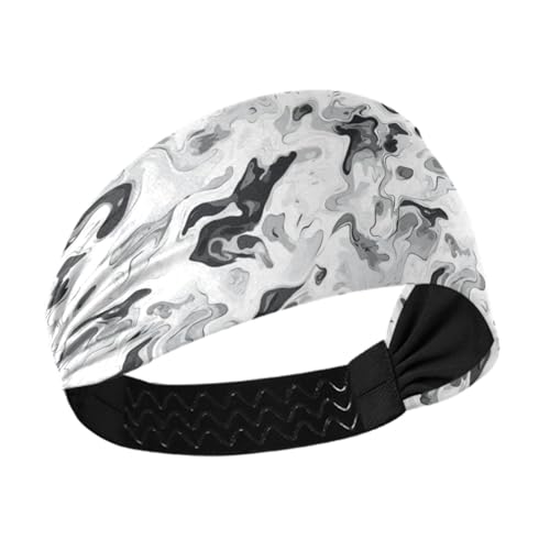 tplaotee Dicke Stirnbänder für Damen, Camouflage, weiß, schwarz, kühlend, dehnbar, zum Laufen, Radfahren, Fußball, Basketball tplaotee Dicke Stirnbänder für Damen, Camouflage, weiß, schwarz, kühlend, dehnbar, zum Laufen, Radfahren, Fußball, Basketball von tplaotee