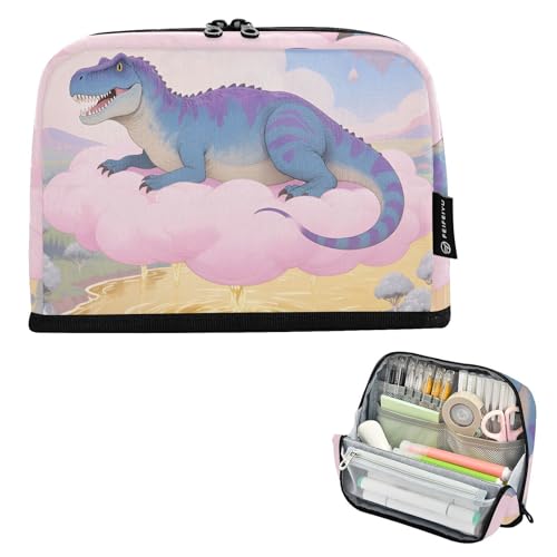tplaotee Federmäppchen mit Cartoon-Dinosaurier auf der Wolke, großes Fassungsvermögen, Kosmetik, einfache Aufbewahrung, Organizer für Studenten, Schulbedarf, estuche para lapices tplaotee Federmäppchen mit Cartoon-Dinosaurier auf der Wolke, großes Fassungsvermögen, Kosmetik, einfache Aufbewahrung, Organizer für Studenten, Schulbedarf, estuche para lapices von tplaotee