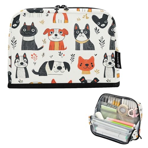tplaotee Federmäppchen mit Cartoon-Motiv, minimalistisch, niedliches Federmäppchen, großes Fassungsvermögen, weiche Schreibwaren-Tasche für Damen, Schule, Cartuchera Escar Para Ninos tplaotee Federmäppchen mit Cartoon-Motiv, minimalistisch, niedliches Federmäppchen, großes Fassungsvermögen, weiche Schreibwaren-Tasche für Damen, Schule, Cartuchera Escar Para Ninos von tplaotee