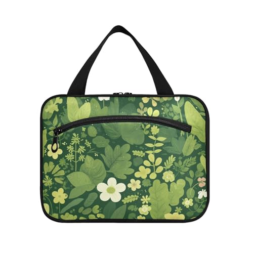 tplaotee Grünes Blumengras-Hängetasche, Reisetasche mit Haken zum Aufhängen, niedliches Designer-Set für Frauen, Reisen, Reisen, Parfüm de M, Grünes Blumengras, Medium tplaotee Grünes Blumengras-Hängetasche, Reisetasche mit Haken zum Aufhängen, niedliches Designer-Set für Frauen, Reisen, Reisen, Parfüm de M, Grünes Blumengras, Medium von tplaotee