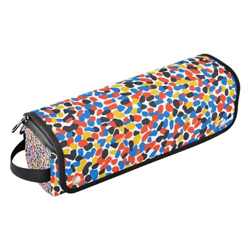 tplaotee Haarwerkzeug-Reisetasche für Damen, hitzebeständige Matte mit Reißverschluss, Aufbewahrungstasche für Lockenstab Glätteisen, flacher Haartrockner, geometrisches Muster, Vektorillustration, tplaotee Haarwerkzeug-Reisetasche für Damen, hitzebeständige Matte mit Reißverschluss, Aufbewahrungstasche für Lockenstab Glätteisen, flacher Haartrockner, geometrisches Muster, Vektorillustration, von tplaotee