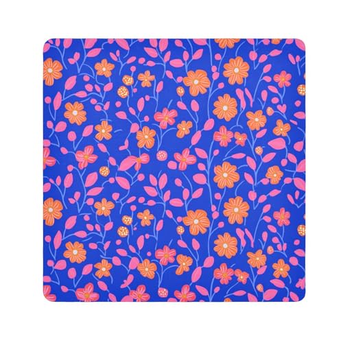 tplaotee Kleine Make-up-Tasche mit blauem Hintergrund, Reise-Organizer, Wickeltasche, Kamera-Objektivtuch, Wickeltuch für Damen, Größe 55,1 x 55,1 cm von tplaotee