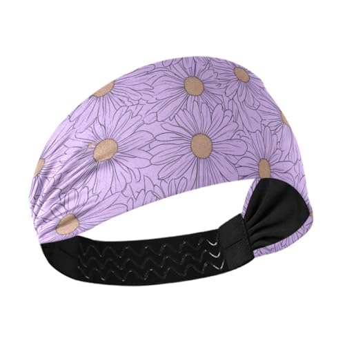tplaotee Lila Gänseblümchen rutschfest? Stirnband für Damen, elastische Schweißbänder für athletische Sportarten, Sport, Gesichtspflege, Make-up tplaotee Lila Gänseblümchen rutschfest? Stirnband für Damen, elastische Schweißbänder für athletische Sportarten, Sport, Gesichtspflege, Make-up von tplaotee