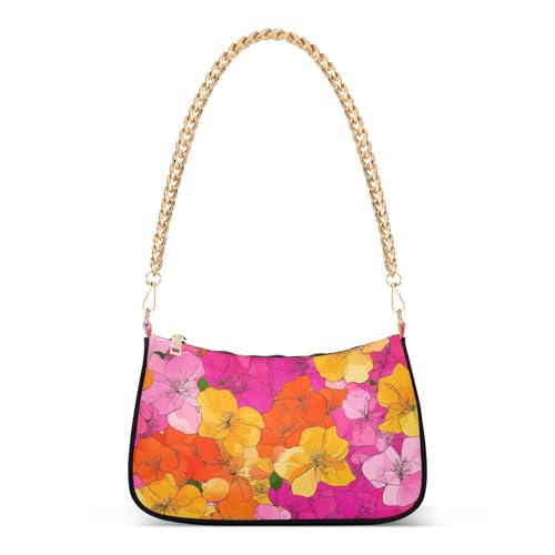 tplaotee Multi-Blumen trendige Kette Crossbody Rucksack Handtasche für Muttertag von tplaotee