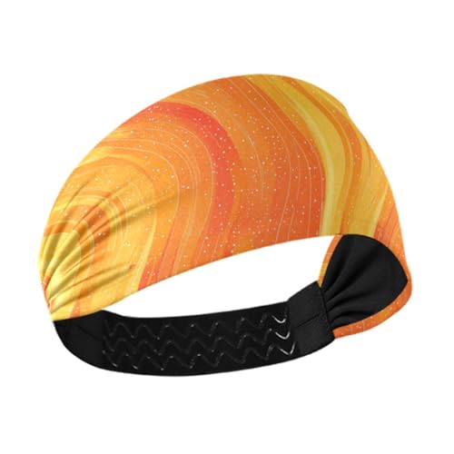 tplaotee Orangefarbenes Wellenmuster, bunt, rutschfest? Yoga-Stirnbänder, dehnbare Haarbänder für Fitnessstudio, Laufen, Volleyball, Volleyball tplaotee Orangefarbenes Wellenmuster, bunt, rutschfest? Yoga-Stirnbänder, dehnbare Haarbänder für Fitnessstudio, Laufen, Volleyball, Volleyball von tplaotee