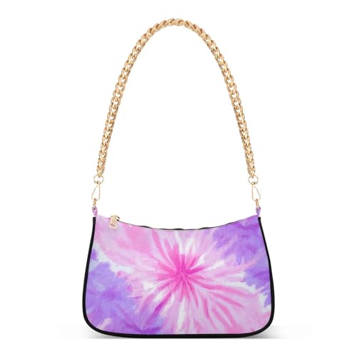tplaotee Pink-lila Batik-Umhängetasche mit Kette für den Herbst tplaotee Pink-lila Batik-Umhängetasche mit Kette für den Herbst von tplaotee
