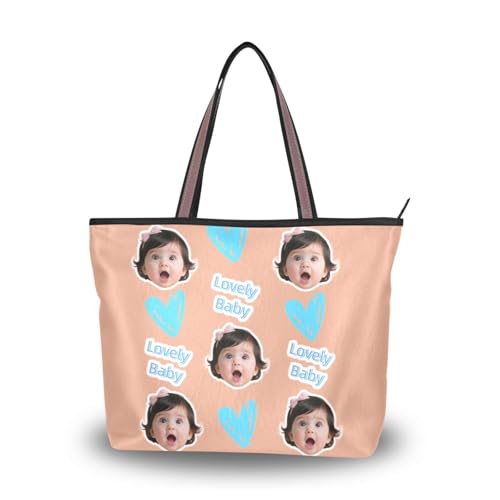 tplaotee Seidenstoff mit Reißverschluss für Handtaschen, Sommerküken, individuelles Bild auf Crossbody-Handtaschen für Frauen (Senario), Größe 40 x 29 cm, Khaki von tplaotee