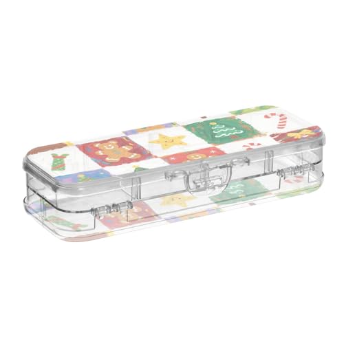 tplaotee Stiftebox mit Lebkuchen-Motiv, doppelstöckig, mit Schnappdeckel, Motiv: Merry Christmas Tree tplaotee Stiftebox mit Lebkuchen-Motiv, doppelstöckig, mit Schnappdeckel, Motiv: Merry Christmas Tree von tplaotee