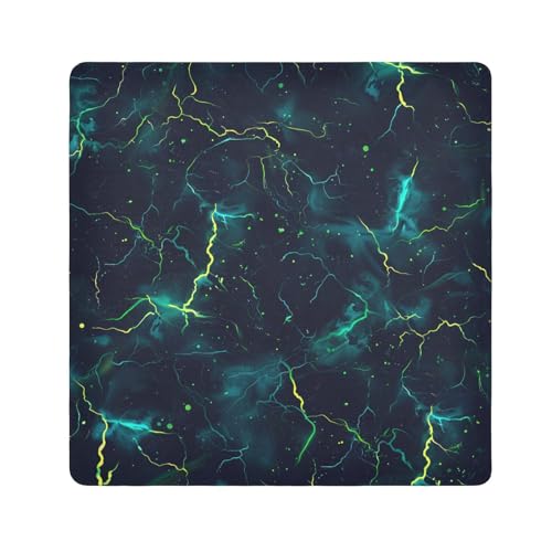 tplaotee lightning bolts Make-up-Tasche, Reise-Organizer, Kameralinse, Stoff, für Damen, Größe 55,1 x 55,1 cm, Grün / Blau tplaotee lightning bolts Make-up-Tasche, Reise-Organizer, Kameralinse, Stoff, für Damen, Größe 55,1 x 55,1 cm, Grün / Blau von tplaotee