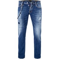 tramarossa Herren Jeans blau Baumwoll-Stretch Slim Fit von tramarossa