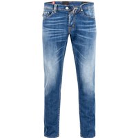 tramarossa Herren Jeans blau Baumwoll-Stretch Slim Fit von tramarossa