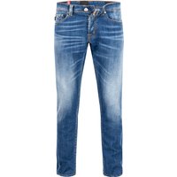 tramarossa Herren Jeans blau Baumwoll-Stretch Slim Fit von tramarossa