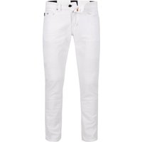 tramarossa Herren Jeans weiß Baumwoll-Stretch Slim Fit von tramarossa