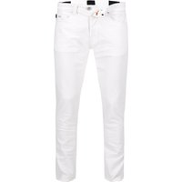 tramarossa Herren Jeans weiß Baumwoll-Stretch Slim Fit von tramarossa