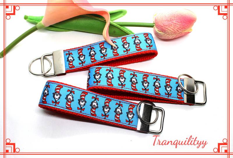 Dr. Seuss Schlüsselanhänger Cartoon Buchliebhaber Geschenk von tranquilityy