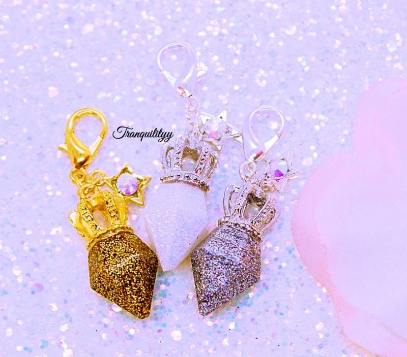 Royal Crown Diamant Resin Anhänger Glitzer Planer Geldbörse Charm Royal Crown Diamant Resin Anhänger Glitzer Planer Geldbörse Charm von tranquilityy