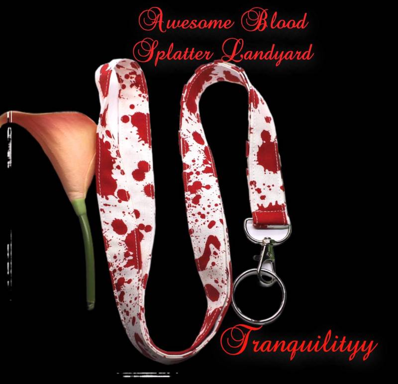 stoff Lanyard, Blutgruppe, Psycho Phlebotomist Schlüsselanhänger, Handgemacht Von Tranquilityy stoff Lanyard, Blutgruppe, Psycho Phlebotomist Schlüsselanhänger, Handgemacht Von Tranquilityy von tranquilityy