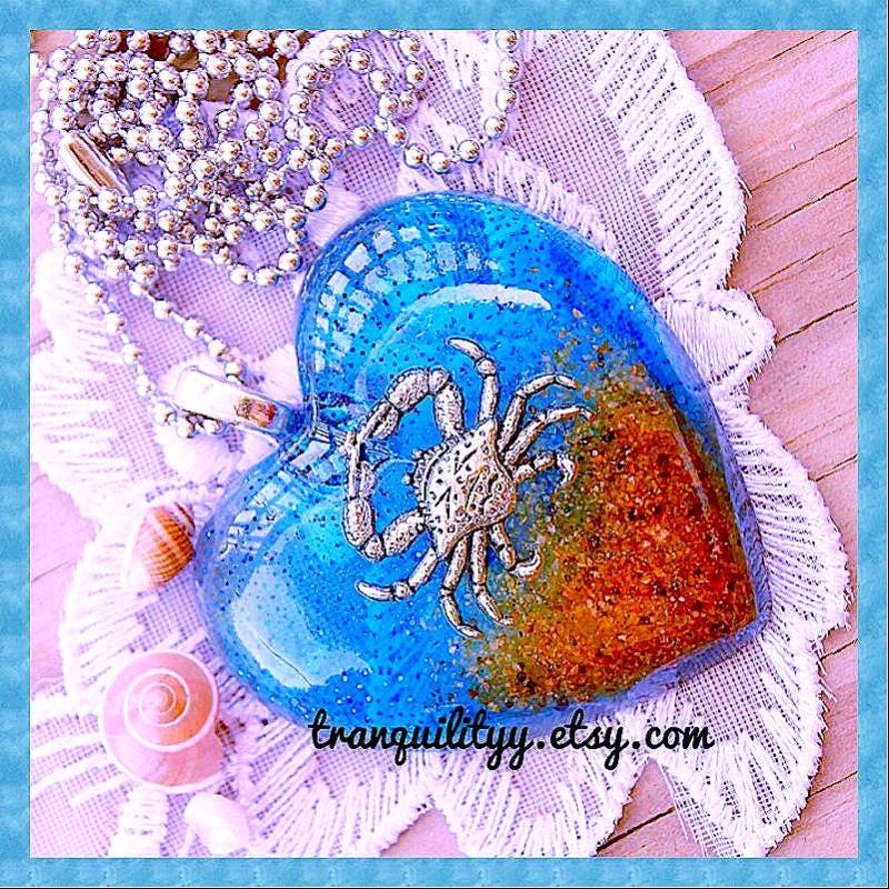 strand Halskette/Schlüsselanhänger Krabbe Unter Wasser Sand N Meer Herz Schlüsselring /Resin Nautik /Erstellt Vonvon'dez strand Halskette/Schlüsselanhänger Krabbe Unter Wasser Sand N Meer Herz Schlüsselring /Resin Nautik /Erstellt Vonvon'dez von tranquilityy
