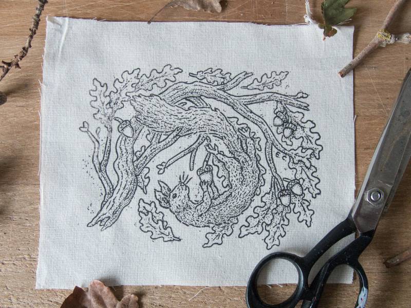 Squrriel & Oak Aufnäher von trashedy