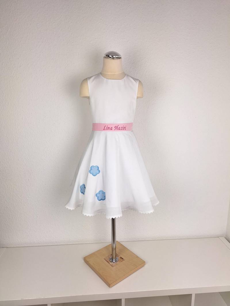 Einschulungskleid, Sommerkleid, Kleid Für Mädchen Handgefertigt, Festkleid Mädchen, Schulkleid, Blumenmädchenkleid , Exklusive Mädchenkleid von traumkleidstudio