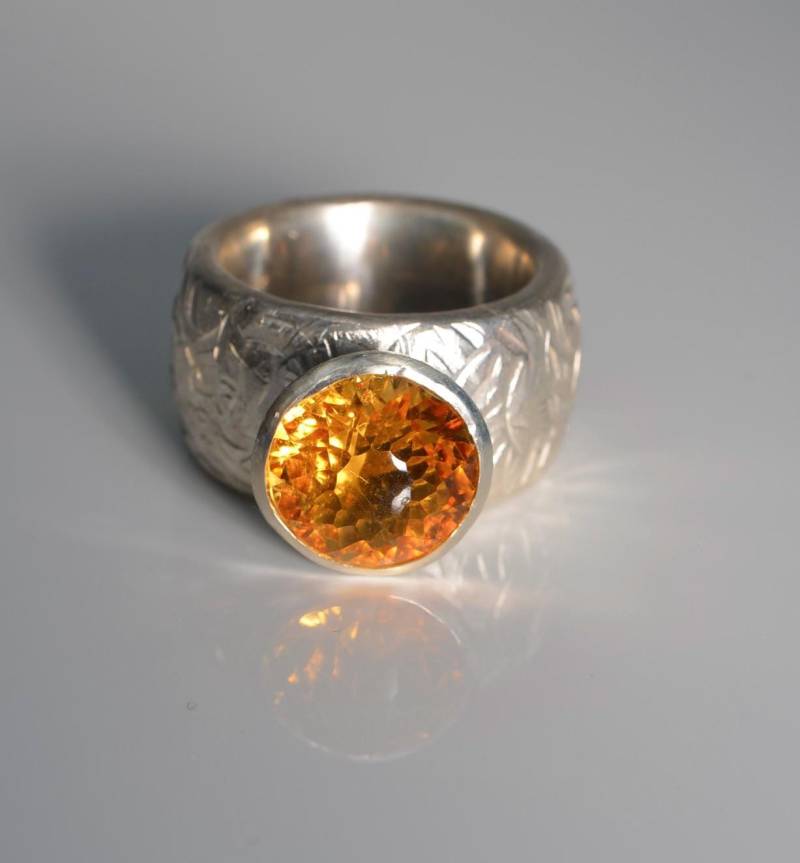 Circel Ungewöhnlicher Citrin | Madeiracitrin von traumring