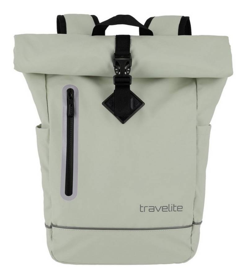 travelite Freizeitrucksack BASICS Roll-Up Rucksack Plane, Wanderrucksack Reiserucksack Streetpack Arbeitsrucksack von travelite