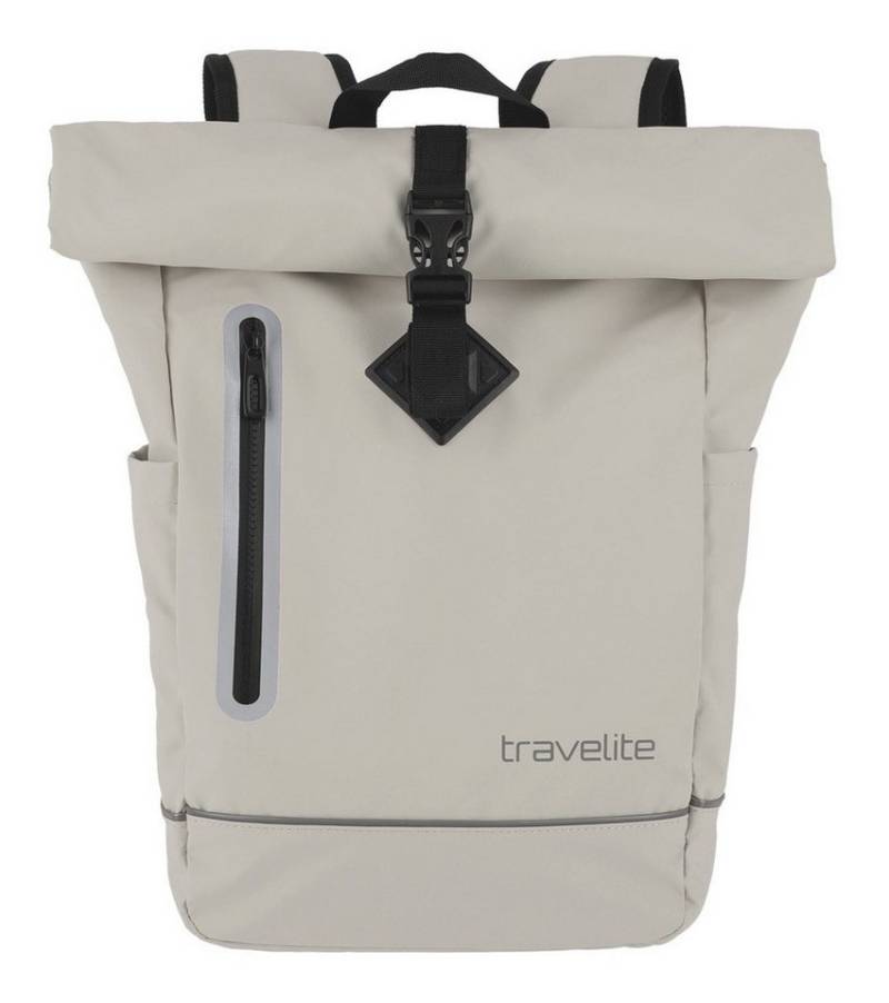 travelite Freizeitrucksack BASICS Roll-Up Rucksack Plane, Wanderrucksack Reiserucksack Streetpack Arbeitsrucksack von travelite