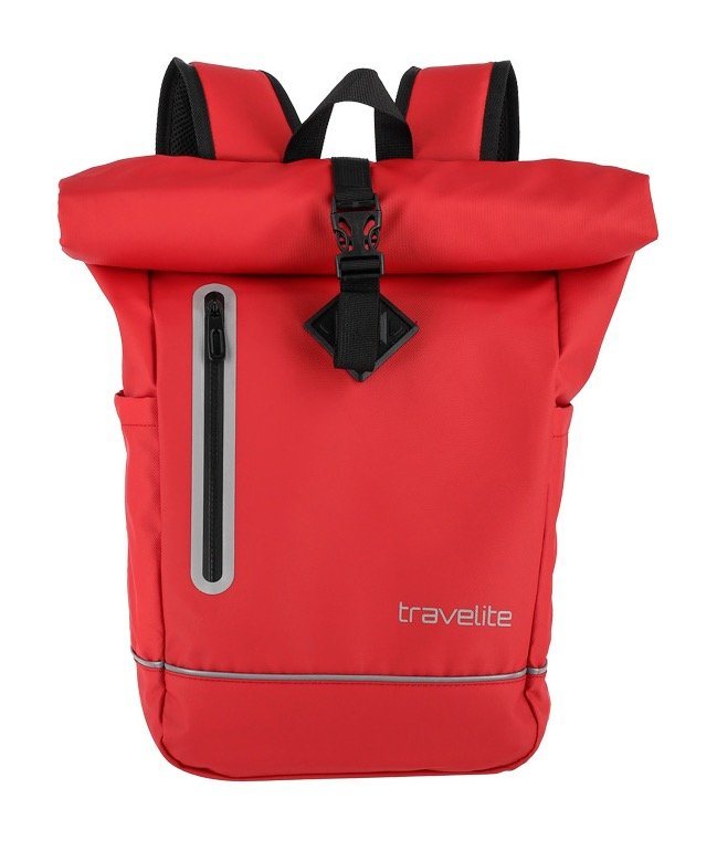 travelite Freizeitrucksack BASICS Roll-Up Rucksack Plane, Wanderrucksack Reiserucksack Streetpack Arbeitsrucksack von travelite