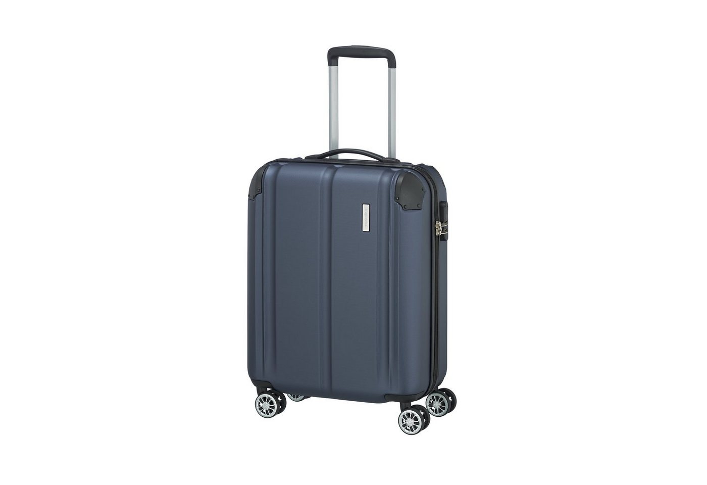 travelite Handgepäck-Trolley City Handgepäcktrolley mit 4 Rollen S 55cm 40 Lite, 4 Rollen von travelite