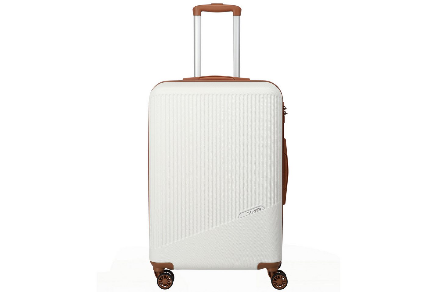 travelite Hartschalen-Trolley Bali 4-Rollen 4-Rad Koffer ABS Hartschalen Trolley M 67cm, 4 Rollen, TSA-Zahlenschloss dreistellig, multidirektionale Dopplerollen von travelite