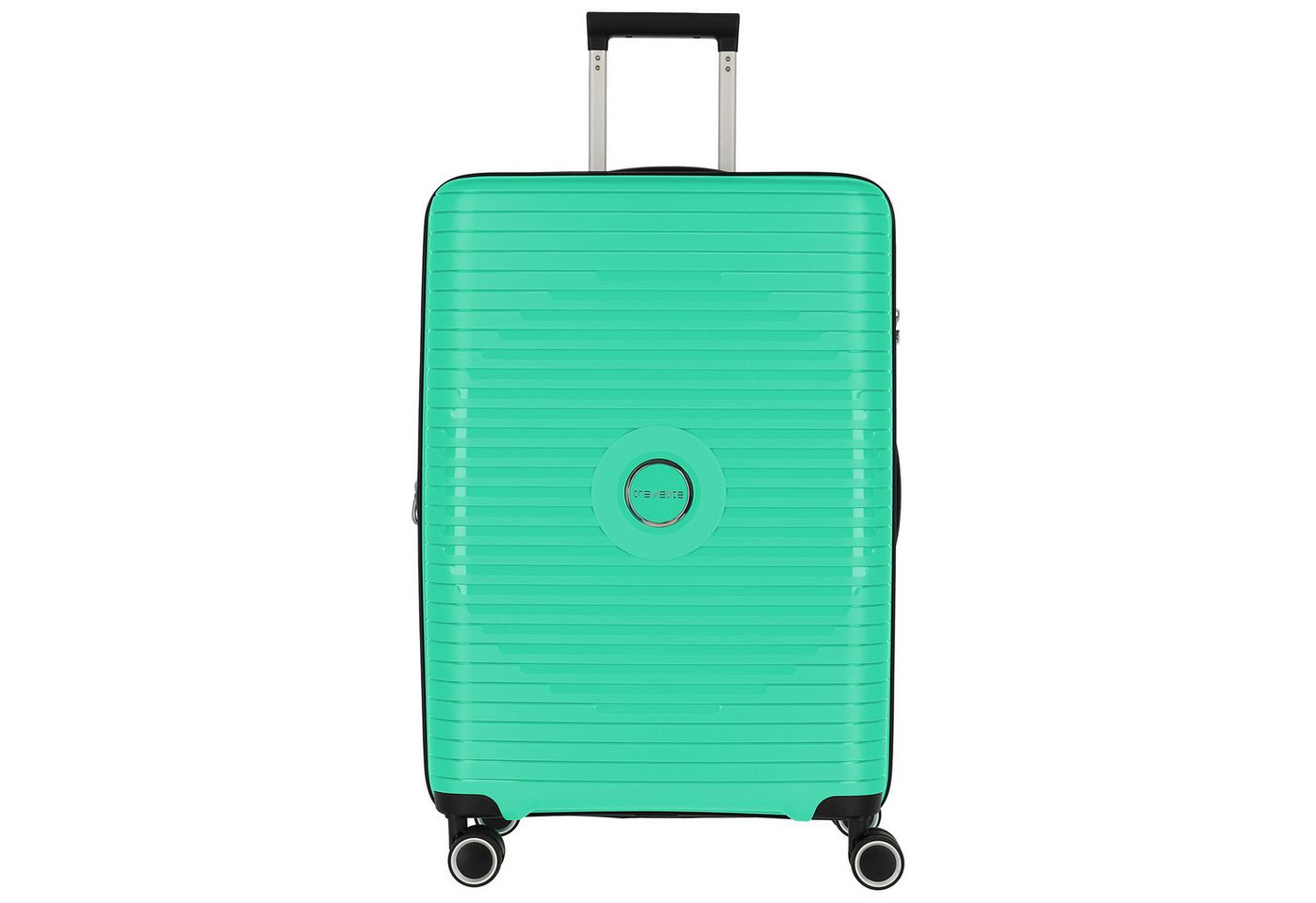travelite Hartschalen-Trolley Orbita 4-Rollen 4-Rad Polypropylen Trolley Hartschale Koffer M 67 cm, 4 Rollen, extrem robustes Polypropylen von travelite