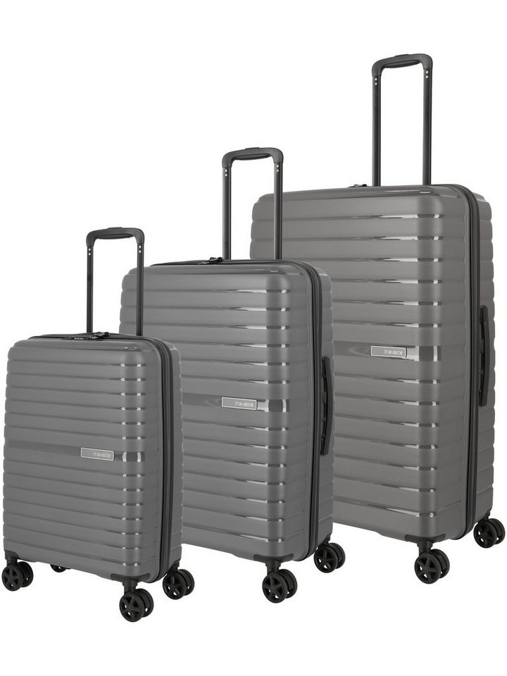 travelite Koffer 076540-04, Travelite Trolley TRIENT Koffer Grau 076540-04 von travelite