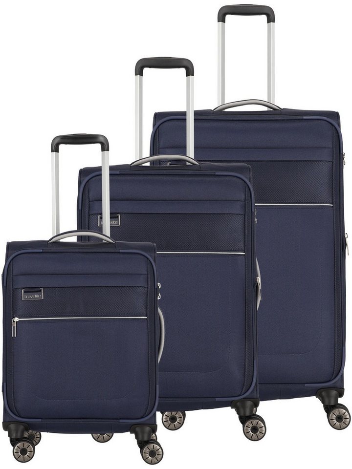 travelite Koffer 092742-20, Travelite MIIGO 4w L/M/S Trolley Set Tiefseeblau 092742-20 von travelite
